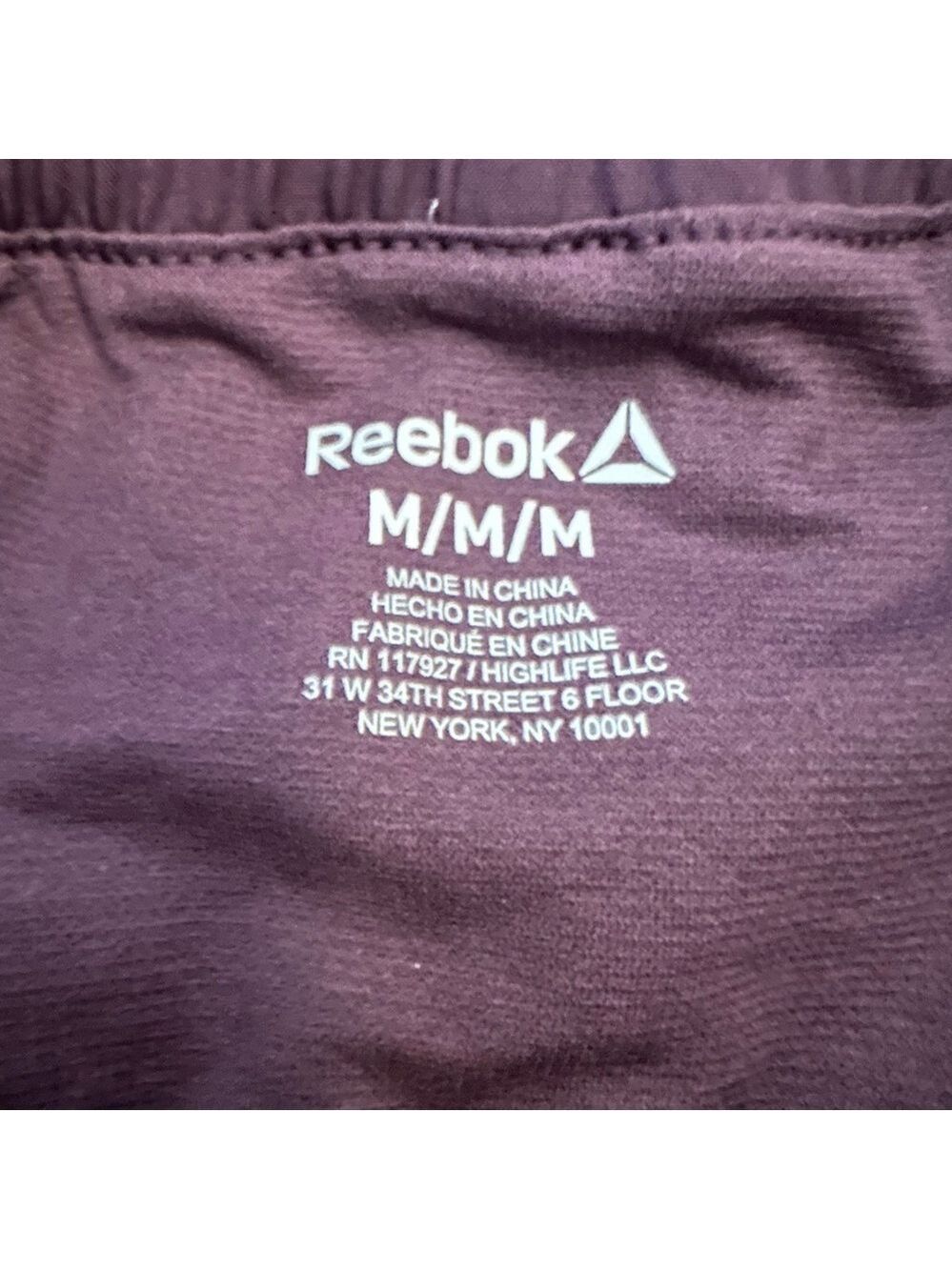 Reebok Womens Printed Essential Running Short with Pockets Pink Camouflage Med - Picture 7 of 9